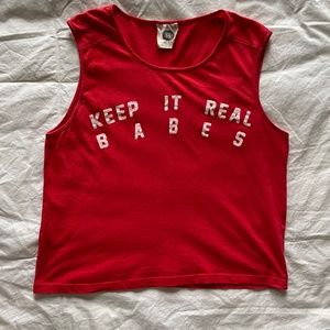 Cotton On 'Keep It Real Babes' Top